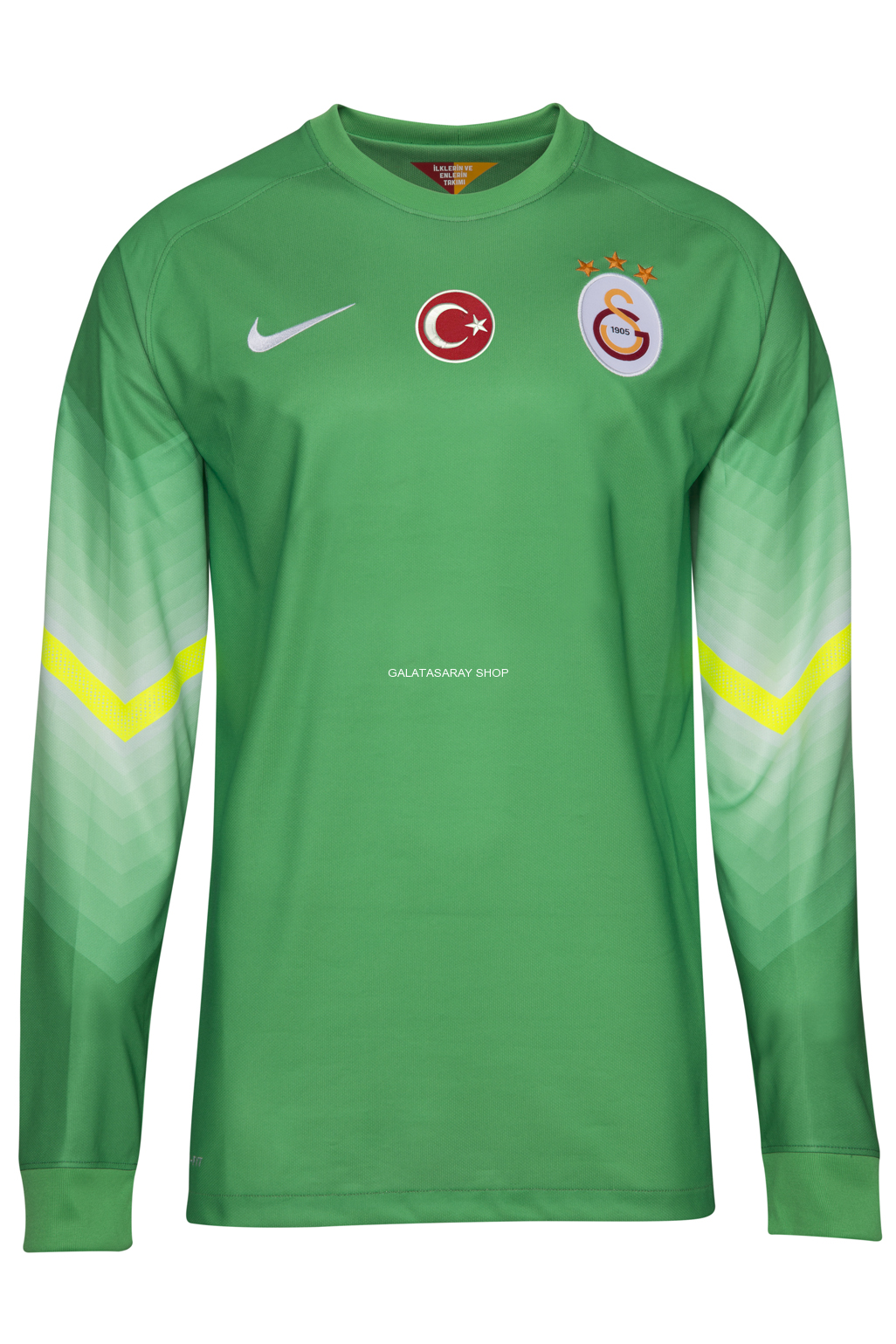 Galatasaray Goalkeeper Green Jersey 2014 15