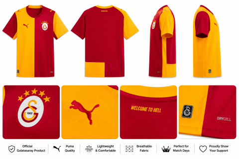 Galatasaray Home Jersey 2026/27 from Puma at Galatasaray Shop # 784991_01