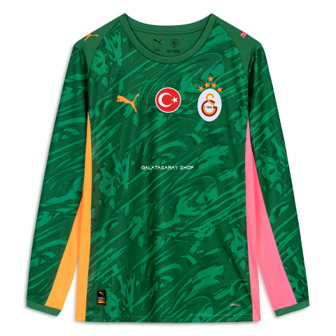 Galatasaray Goalkeeper Green Jersey 2025/26 from Puma at Galatasaray Shop # 780629_80