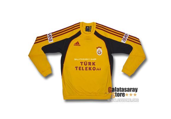 Galatasaray Gold Sweat Training Top 10/11 from adidas at Galatasaray Shop # P02891